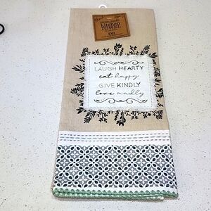 Embellished Kitchen Towel New with tags